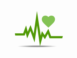 Green HeartBeat with heart icon